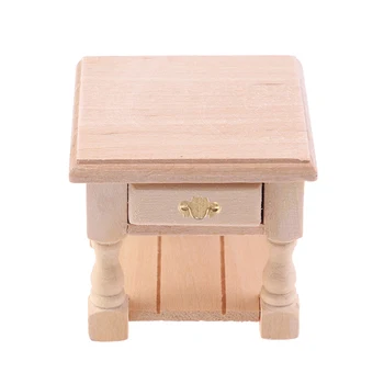 1pc 1:12 Wood Bedside Table Side Table Model Accessories Dollhouse Miniature 
1pc 1:12 Wood Bedside Table Side Table Model Accessories Dollhouse Miniature