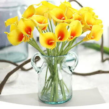 10PCS 34.5CM PU Real Touch Calla Lily Artificial Flowers Artificial Flores Cheap Wedding Bouquet Fake Flowers Home Decoration 
10PCS 34.5CM PU Real Touch Calla Lily Artificial Flowers Artificial Flores Cheap Wedding Bouquet Fake Flowers Home Decoration