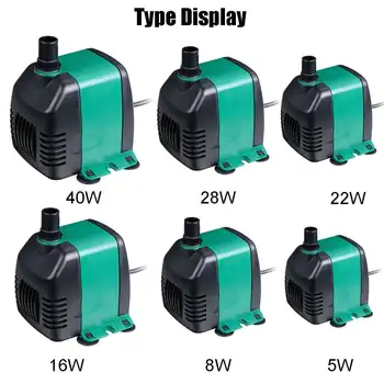 5/8/16/22/28/40W 220V Water Pump for Submersible Aquarium Clean Water Pumps Fish Tank Pond Fountain Hydroponic Water Pumps
5/8/16/22/28/40W 220V Water Pump for Submersible Aquarium Clean Water Pumps Fish Tank Pond Fountain Hydroponic Water Pumps