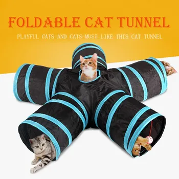 Puzzle Toy Cat Tunnel 5 Way Collapsible Portable Pet Play Tube With Ball For Kittens Puppy Rabbits Guinea Pig tm
Puzzle Toy Cat Tunnel 5 Way Collapsible Portable Pet Play Tube With Ball For Kittens Puppy Rabbits Guinea Pig tm
