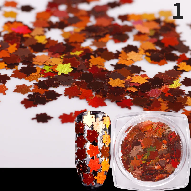 12 Jars/set Laser Nail Flake Maple Leaf Nail Glitter Holographic Paillette Nail Sequins Fall Leaves Shape Glitter Flake Colorful
12 Jars/set Laser Nail Flake Maple Leaf Nail Glitter Holographic Paillette Nail Sequins Fall Leaves Shape Glitter Flake Colorful