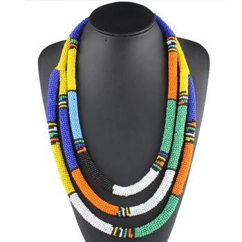 Claire Jin Bohemian Women Long Necklace Multiple layers Small Beads Boho Jewelry Fashion Ethnic Multi Layer Handmade Colorful
Claire Jin Bohemian Women Long Necklace Multiple layers Small Beads Boho Jewelry Fashion Ethnic Multi Layer Handmade Colorful