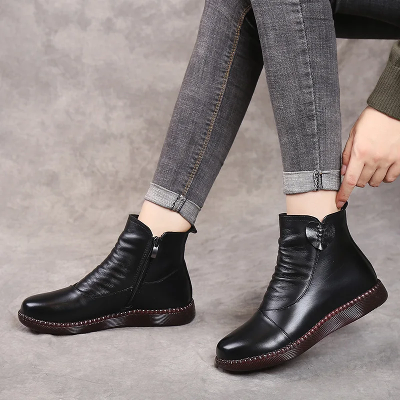Autumn women's shoes leather boots women's fashion winter boots women's flat shoes non-slip warm thick-soled shoes women 2020
Autumn women's shoes leather boots women's fashion winter boots women's flat shoes non-slip warm thick-soled shoes women 2020