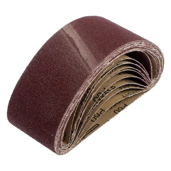 TUNDRA endless abrasive tape, on a fabric basis, 75 x 457 mm, P60, 10 pcs. 1300819
