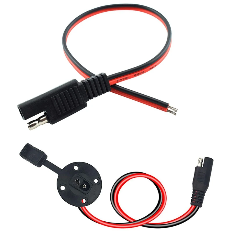 1Pcs Sae 2 Pin Quick Connector Disconnect Plug & 1Pcs Sae Connector Sae Power Socket Sidewall Port, Solar
1Pcs Sae 2 Pin Quick Connector Disconnect Plug & 1Pcs Sae Connector Sae Power Socket Sidewall Port, Solar