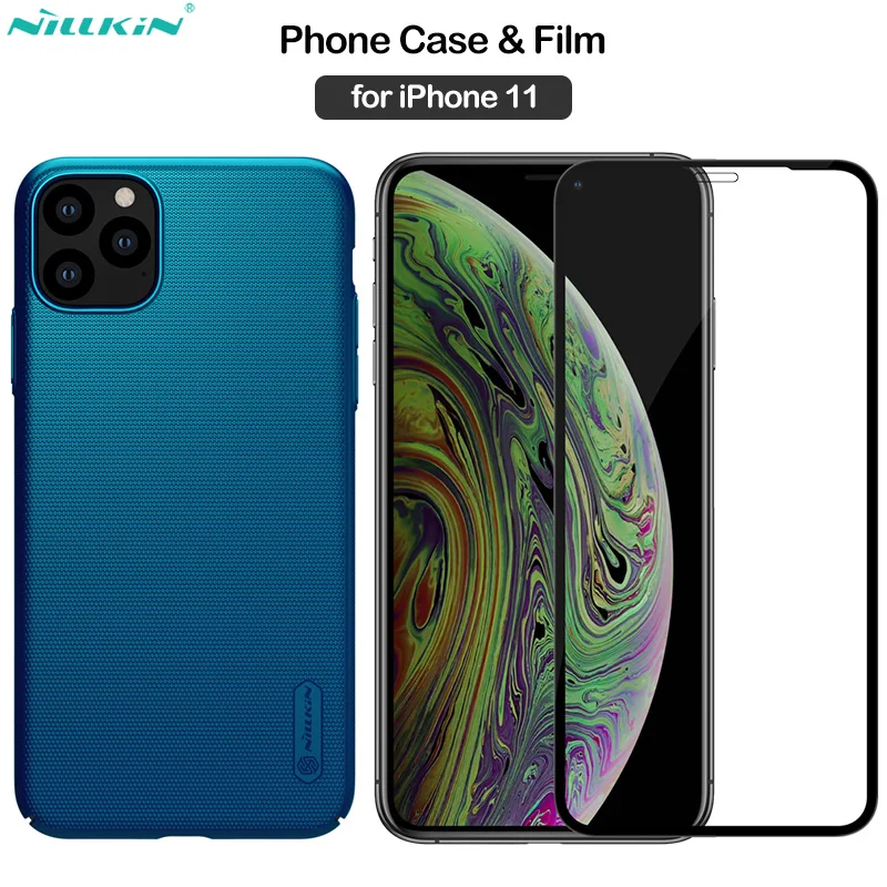 Nillkin for iPhone 11 Case 11 Pro Max Frosted Shield Cover + Amazing CP+PRO Full Cover Tempered Glass for iPhone 11 Pro Max Film
Nillkin for iPhone 11 Case 11 Pro Max Frosted Shield Cover + Amazing CP+PRO Full Cover Tempered Glass for iPhone 11 Pro Max Film