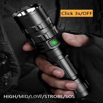 XHP50.2 Tactical Flashlight Most Powerful LED Flashlight Tactical Torch USB Hunting Flash Light Rechargeable L2 26650 Hand Lamp
XHP50.2 Tactical Flashlight Most Powerful LED Flashlight Tactical Torch USB Hunting Flash Light Rechargeable L2 26650 Hand Lamp