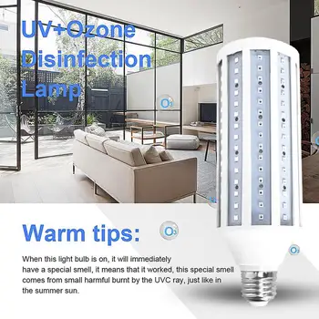 Durable E27 LED 60W UV Germicidal Lamp UVC Ultraviolet Corn Bulb Disinfection Sterilizer Led Lights Home Clean Air Kill Mites
Durable E27 LED 60W UV Germicidal Lamp UVC Ultraviolet Corn Bulb Disinfection Sterilizer Led Lights Home Clean Air Kill Mites