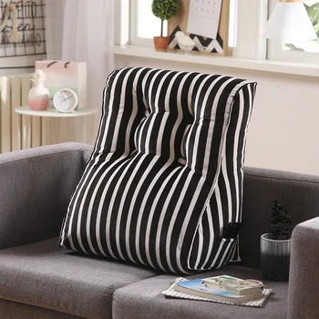 Crystal Velvet Stripes Bedside Sofa Cushion Large Backrest Chair Cushion Nordic Triangle Waist Support Bed Cojines Gift FK229
Crystal Velvet Stripes Bedside Sofa Cushion Large Backrest Chair Cushion Nordic Triangle Waist Support Bed Cojines Gift FK229