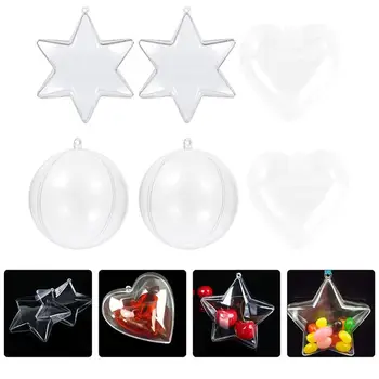 15Pcs Bath Bomb Mold Christmas Decor Clear Plastic Balls Bauble Transparent Bath Bomb Mold Christmas Decoration Ball Heart Shape
15Pcs Bath Bomb Mold Christmas Decor Clear Plastic Balls Bauble Transparent Bath Bomb Mold Christmas Decoration Ball Heart Shape