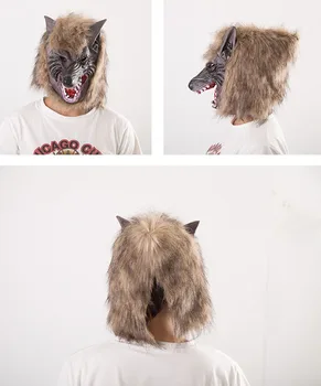 Fancy Dress Party Costume Cosplay Wolf Head Hair Mask Gloves Unisex Full Mask Halloween Role Play Christmas
Fancy Dress Party Costume Cosplay Wolf Head Hair Mask Gloves Unisex Full Mask Halloween Role Play Christmas