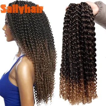 Sallyhair Passion Twist 18 inch Fluffy Crochet Braids Ombre Nubian Twists Synthetic Braiding Twisted Black Brown Hair Extension
Sallyhair Passion Twist 18 inch Fluffy Crochet Braids Ombre Nubian Twists Synthetic Braiding Twisted Black Brown Hair Extension