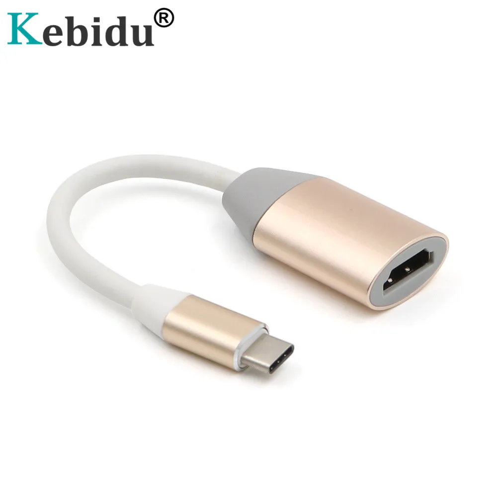 Кабель преобразователь с USB C на HDMI зеркальный Кабельный адаптер типа папа мама