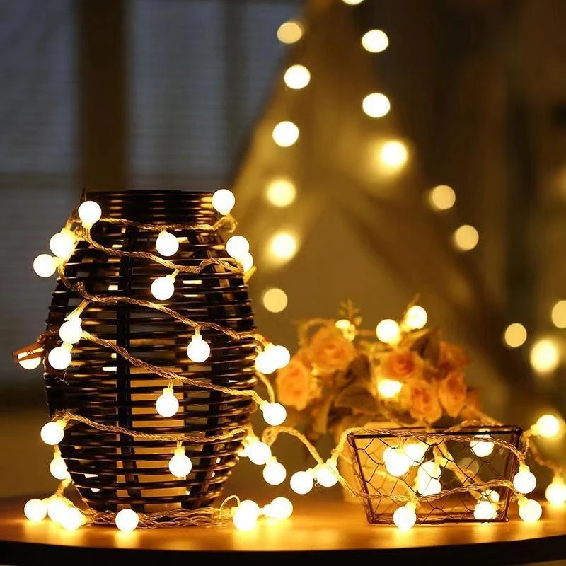3M 5M 10M 20M Garland Fairy LED Ball String Lights Waterproof For Christmas Tree Wedding Home Indoor Decoration Battery Powered
3M 5M 10M 20M Garland Fairy LED Ball String Lights Waterproof For Christmas Tree Wedding Home Indoor Decoration Battery Powered