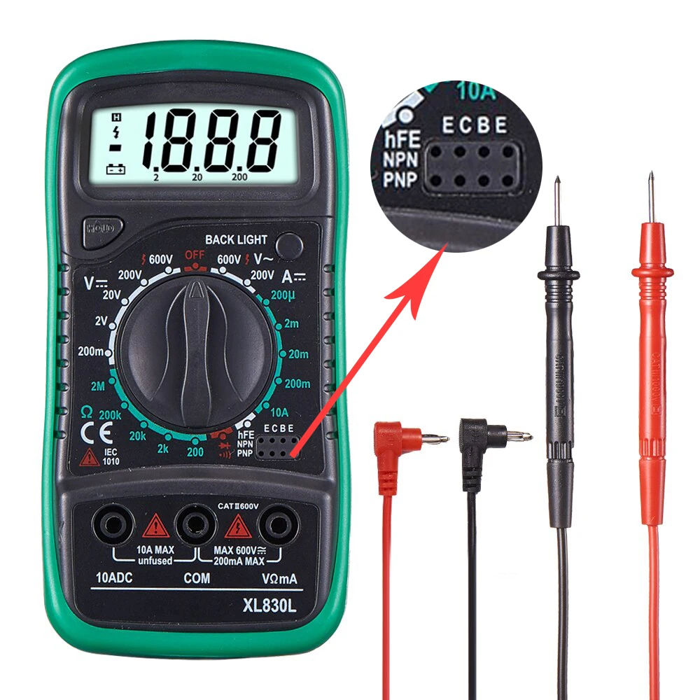 QHTITEC High Precision Universal Multimeter Auto Range Backlight Volt Ohm Ammeter Profesional Portable Digital Tester Meter
QHTITEC High Precision Universal Multimeter Auto Range Backlight Volt Ohm Ammeter Profesional Portable Digital Tester Meter