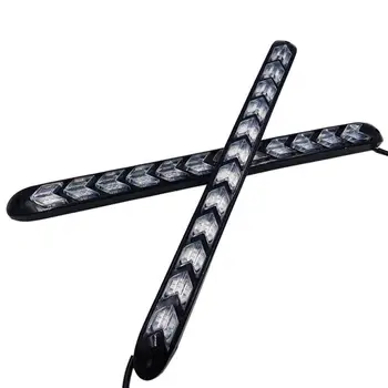 2PC LED Car Flexible DRL Switchback LED Knight Rider Strip Light Headlight Arrow Flasher DRL Turn Signal Waterproof Accessories
2PC LED Car Flexible DRL Switchback LED Knight Rider Strip Light Headlight Arrow Flasher DRL Turn Signal Waterproof Accessories