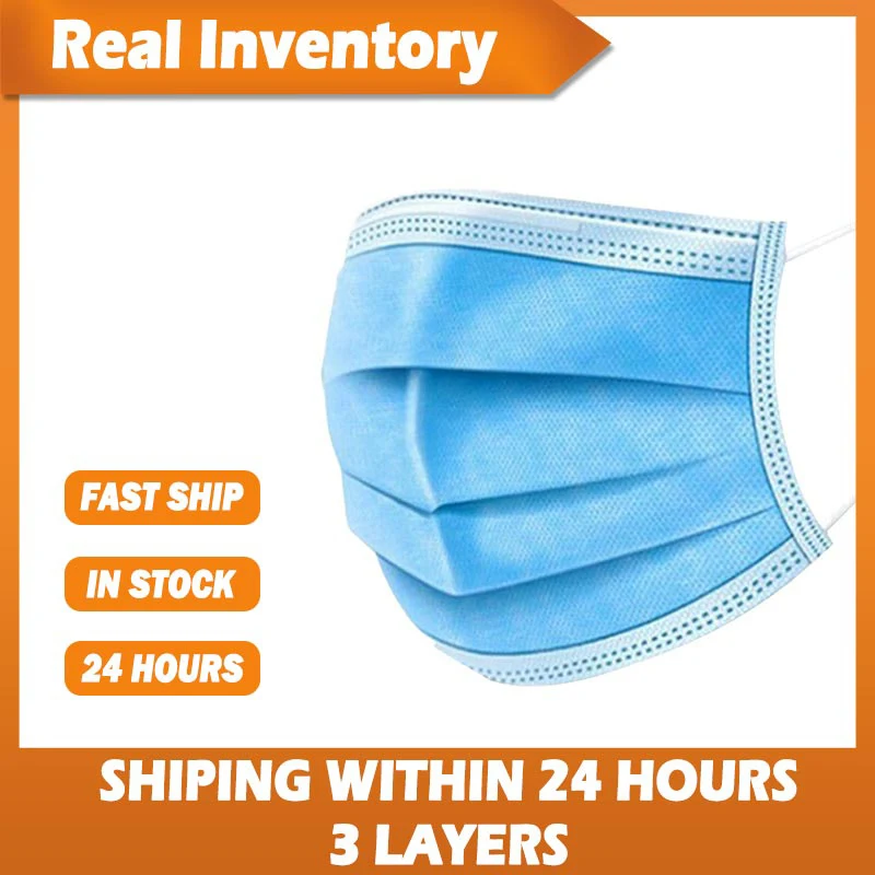 Mask 100 pcs Face Protective Mask Disposable 3 Layers Filter Earloop Non Woven Mouth Masks Shipping within 24 Hours
Mask 100 pcs Face Protective Mask Disposable 3 Layers Filter Earloop Non Woven Mouth Masks Shipping within 24 Hours