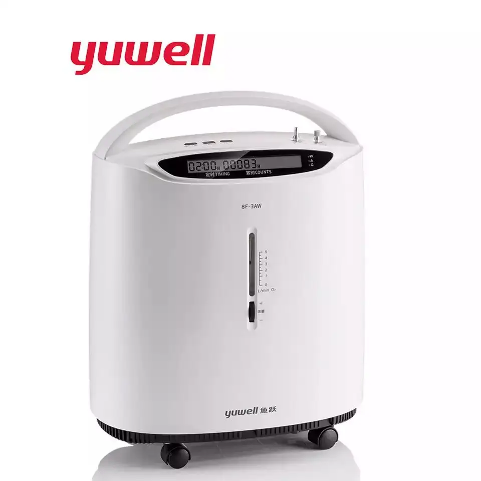 Интеллектуальный портативный кислородный концентратор Yuwell 3L автоматическая