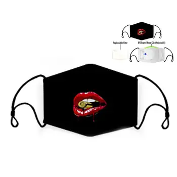 34 Type Dust Face Breathing Valve Respirator with 1 PM2.5 Filter Funny Pattern Printed Washable Face Mouth Mask for Adult 2693
34 Type Dust Face Breathing Valve Respirator with 1 PM2.5 Filter Funny Pattern Printed Washable Face Mouth Mask for Adult 2693