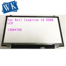 Matriz de portátil de 15,6 "para Dell Inspiron 15 5566 pantalla LCD HD 1366X768 con panel táctil LED piezas de repuesto(China)