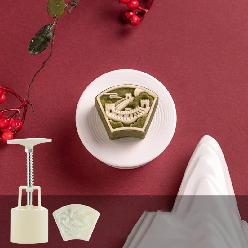 Building Mooncake Mold 80g Cookie Cutter with Stamp Hand Press Chocolate Moon Cake Mould DIY Bakeware Mid-autumn Festival
Building Mooncake Mold 80g Cookie Cutter with Stamp Hand Press Chocolate Moon Cake Mould DIY Bakeware Mid-autumn Festival