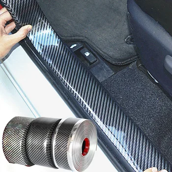 5D DIY Car Door Sill Protector Carbon Fiber Rubber Bumper Strip Auto Anti Scratch Scuff Protector Car Sticker Exterior Accessory
5D DIY Car Door Sill Protector Carbon Fiber Rubber Bumper Strip Auto Anti Scratch Scuff Protector Car Sticker Exterior Accessory