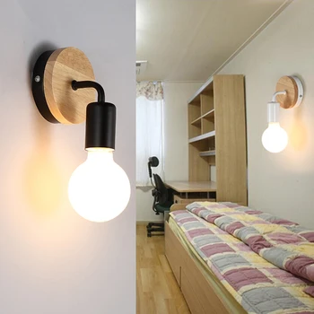 1/2 PCS Modern Nordic Wooden Sconce Wall Lamp Indoor Home Light Fixture Retro Wall Light Decor Bedside Reading Lamp Black White
1/2 PCS Modern Nordic Wooden Sconce Wall Lamp Indoor Home Light Fixture Retro Wall Light Decor Bedside Reading Lamp Black White