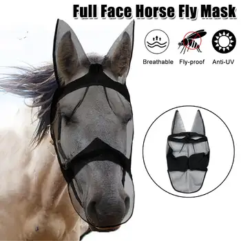 Anti-mosquito Horse Full Face Protection Breathable Mesh Mask with Nasal Cover Horse Face Protection Mesh Mask with Nasal Cover
Anti-mosquito Horse Full Face Protection Breathable Mesh Mask with Nasal Cover Horse Face Protection Mesh Mask with Nasal Cover