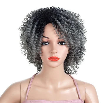 synthetic ombre black brown afro bouncy curly wig long hair for black women grey cosplay women's wigs MCOLOR
synthetic ombre black brown afro bouncy curly wig long hair for black women grey cosplay women's wigs MCOLOR