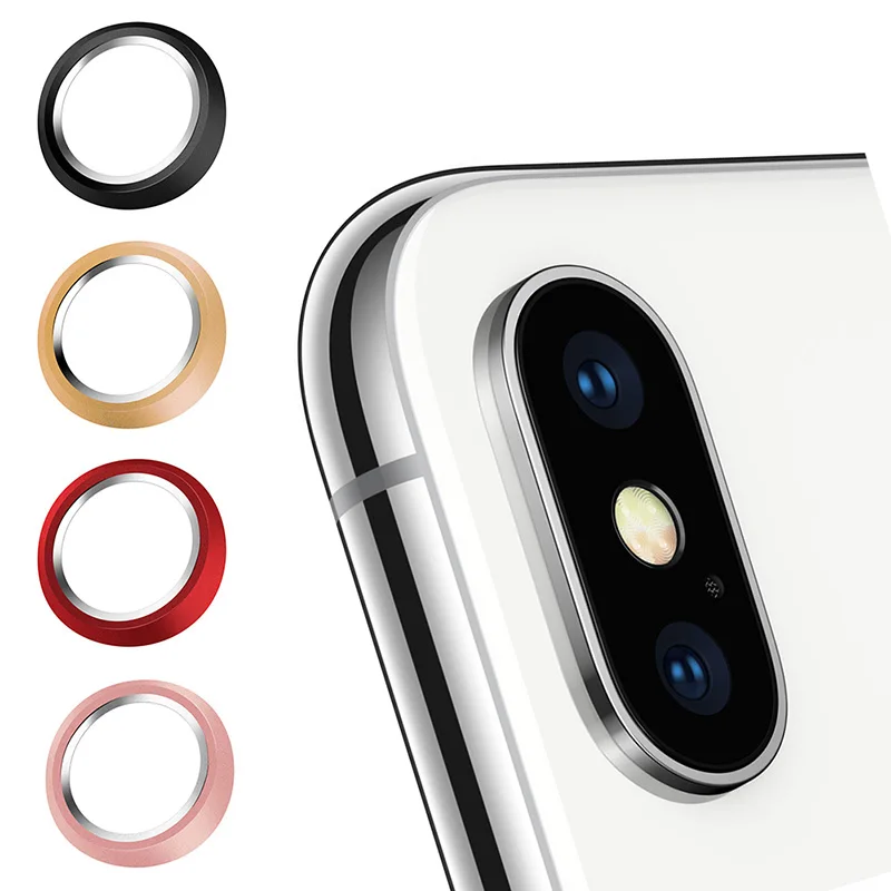 Metal Camera Lens Protector For iPhone SE Camera Protector Guard Circle Ring Cover For iPhone X XS Max XR 7 8 Accessories