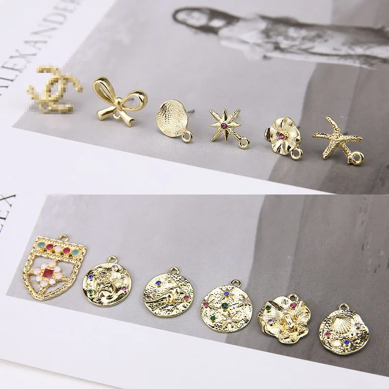 2 pcs 2019 korean fashion alloy round angel star bow starfish stud earrings for women pendant material diy jewelry accessories
2 pcs 2019 korean fashion alloy round angel star bow starfish stud earrings for women pendant material diy jewelry accessories