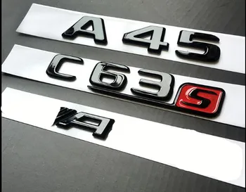 GLOSS BLACK Chrome Trunk Letters Emblem Emblems Badges for Mercedes Benz W176 A45 C63S AMG A45 C63 E63S 2017+
GLOSS BLACK Chrome Trunk Letters Emblem Emblems Badges for Mercedes Benz W176 A45 C63S AMG A45 C63 E63S 2017+