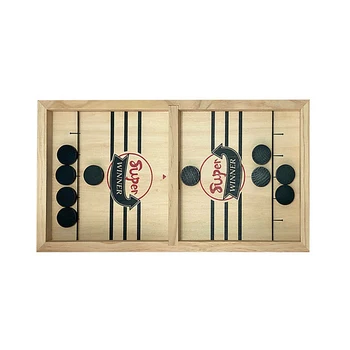 Board-Game Fast Hockey Sling Puck Game Paced Sling Puck Winner Fun Toys Indoor Table Game parent-child Interactive Wooden Toys
Board-Game Fast Hockey Sling Puck Game Paced Sling Puck Winner Fun Toys Indoor Table Game parent-child Interactive Wooden Toys