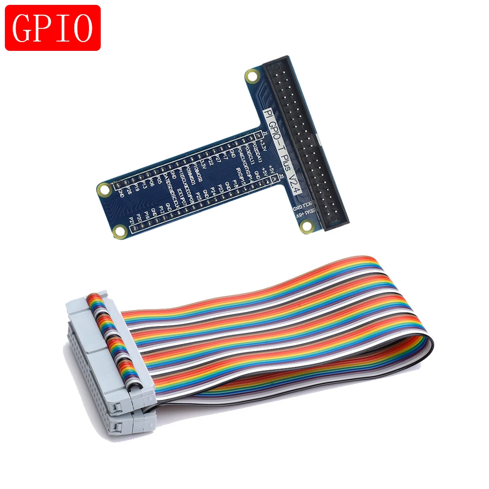 Raspberry Pi 3 GPIO Extension Board T Type GPIO Board with 40 Pin GPIO Cable for Raspberry Pi 4 3 Model B 4B 3B 3 B Plus B+
Raspberry Pi 3 GPIO Extension Board T Type GPIO Board with 40 Pin GPIO Cable for Raspberry Pi 4 3 Model B 4B 3B 3 B Plus B+