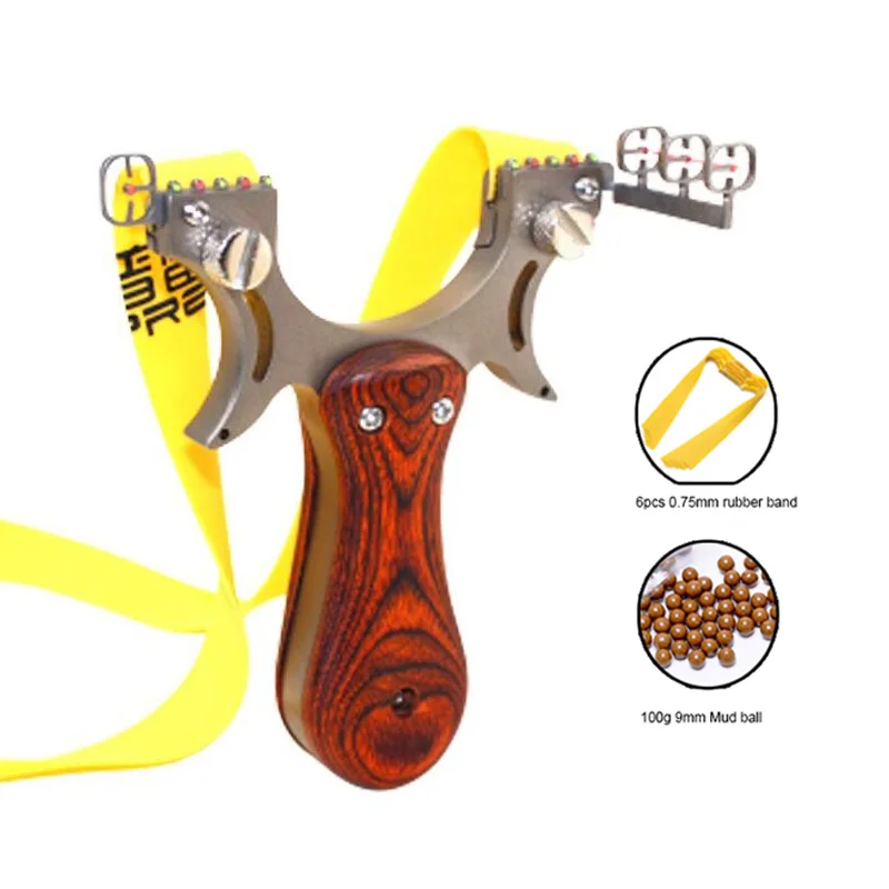 Powerful Hunting Slingshot Stainless Steel Catapult +Wood Handle with Rubber Band Outdoor Shooting Game Sling Shot
Powerful Hunting Slingshot Stainless Steel Catapult +Wood Handle with Rubber Band Outdoor Shooting Game Sling Shot
