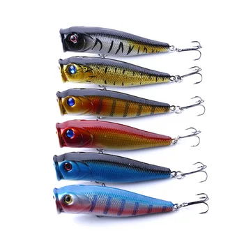 60pcs/lot Hengjia Fishing Lure 14g 9cm Hard Fishing Lure Popper Topwater Crank Bait 2 Treble Hooks Fishing Tackle 
60pcs/lot Hengjia Fishing Lure 14g 9cm Hard Fishing Lure Popper Topwater Crank Bait 2 Treble Hooks Fishing Tackle