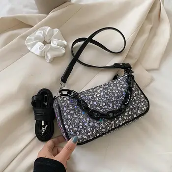 Fashion Sequins Women Handbag Classic Texture Delicate Creative Chic Casual Female Chain Underarm Shoulder Tote Bags 
Fashion Sequins Women Handbag Classic Texture Delicate Creative Chic Casual Female Chain Underarm Shoulder Tote Bags