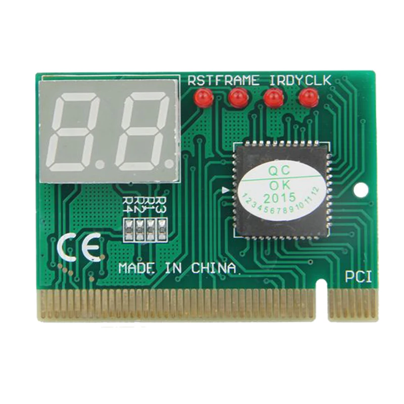 2 - bit PCI motherboard fault test card desktop computer detection card PCI motherboard tester diagnostic display
2 - bit PCI motherboard fault test card desktop computer detection card PCI motherboard tester diagnostic display