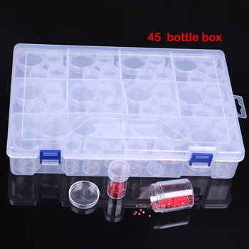 28/45 Bottles Diamond Painting Box Tool Container Round Storage Box For Diamond Painting Square Drill Rhinestone Container Jar 
28/45 Bottles Diamond Painting Box Tool Container Round Storage Box For Diamond Painting Square Drill Rhinestone Container Jar