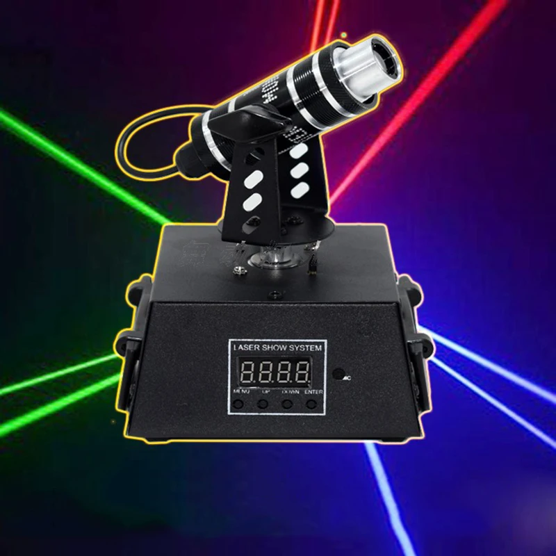 Фото Mini LandMark Moving Head Beam Line Dj Laser Red/Green/Blue Point Lazer Good Use For Party Disco KTV Dance | Лампы и освещение
