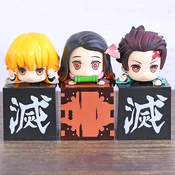 Anime Demon Slayer Kamado Tanjirou Nezuko Agatsuma Zenitsu PVC Figure Q Version Figurals Dolls Toys
Anime Demon Slayer Kamado Tanjirou Nezuko Agatsuma Zenitsu PVC Figure Q Version Figurals Dolls Toys