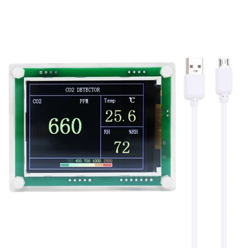 Air Tester Home-use High Accuracy LED Digital Display USB Mini Portable CO2 Detector Multifunctional Laser Air Tester
Air Tester Home-use High Accuracy LED Digital Display USB Mini Portable CO2 Detector Multifunctional Laser Air Tester