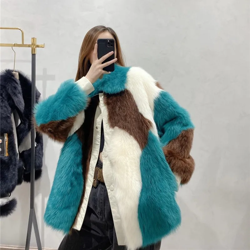 Double Faced Coat Female Natural Sheep Fur Coats Winter Women Korean Genuine Leather Jacket
Double Faced Coat Female Natural Sheep Fur Coats Winter Women Korean Genuine Leather Jacket