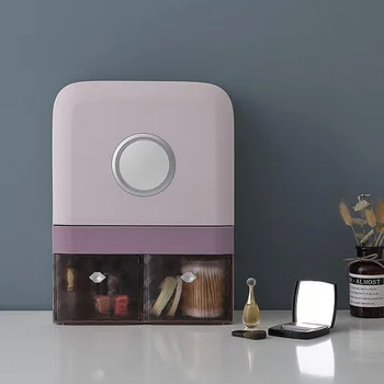 Wall-Mounted Cosmetic Storage Box Dust-Proof Skin Care Products Desktop Rack Cosmetic Box Dresser Finishing Storage Box 
Wall-Mounted Cosmetic Storage Box Dust-Proof Skin Care Products Desktop Rack Cosmetic Box Dresser Finishing Storage Box