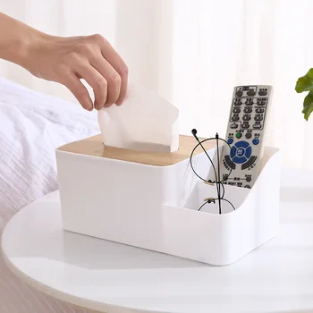 New Simple Fashion Bamboo Tissue Box Multi-Function Living Room Paper Extraction Box Household Cosmetics Napkin Box
New Simple Fashion Bamboo Tissue Box Multi-Function Living Room Paper Extraction Box Household Cosmetics Napkin Box