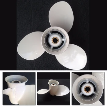 9 1 / 4x11 Propeller Accessories For 8-tooth Spine 15hp 9.9hp White Replacement aluminum propeller
9 1 / 4x11 Propeller Accessories For 8-tooth Spine 15hp 9.9hp White Replacement aluminum propeller