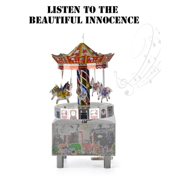 Cultural Creativity Atom Carousel DIY Assembly Model Rotatable 3D Music Box Model Metal Diy Assembly Model 3d
Cultural Creativity Atom Carousel DIY Assembly Model Rotatable 3D Music Box Model Metal Diy Assembly Model 3d