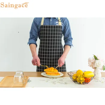 Saingace kitchen apron Simple lattice Adjustable Aprons With Pocket Waterproof Oilproof Cooking Aprons Home decor drop ship 2020
Saingace kitchen apron Simple lattice Adjustable Aprons With Pocket Waterproof Oilproof Cooking Aprons Home decor drop ship 2020
