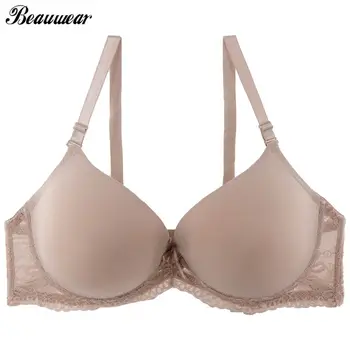 Beauwear Non-padded Women Bras Sexy Lace Underwear Full Coverage Mold Cup Brassiere Soutien Gorge Femme Plus Size 42-52
Beauwear Non-padded Women Bras Sexy Lace Underwear Full Coverage Mold Cup Brassiere Soutien Gorge Femme Plus Size 42-52