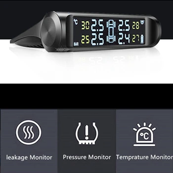 Car TPMS Tyre Pressure Monitoring System Solar Power Digital LCD Display Auto Security Alarm Systems Tyre Pressure
Car TPMS Tyre Pressure Monitoring System Solar Power Digital LCD Display Auto Security Alarm Systems Tyre Pressure